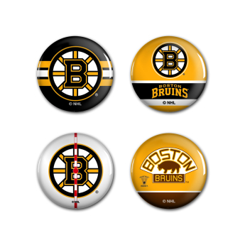 Boston Bruins kitűző Button 4 Pack