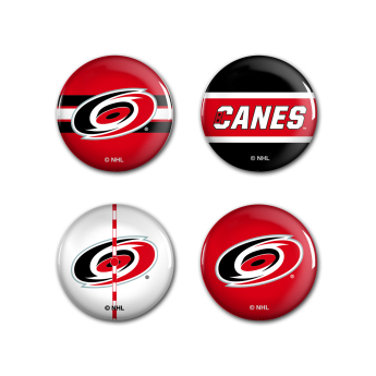 Carolina Hurricanes kitűző Button 4 Pack