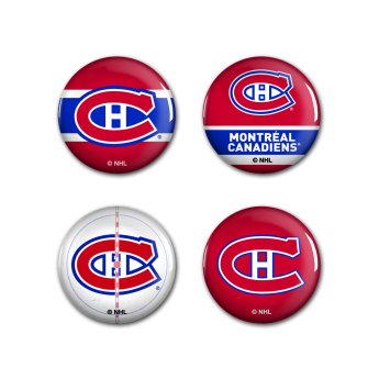 Montreal Canadiens kitűző Button 4 Pack
