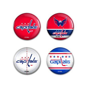 Washington Capitals kitűző Button 4 Pack