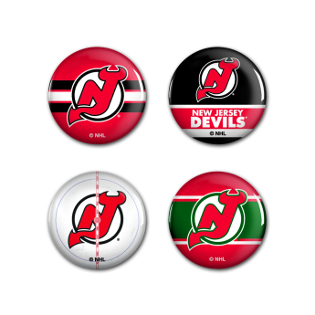 New Jersey Devils kitűző Button 4 Pack