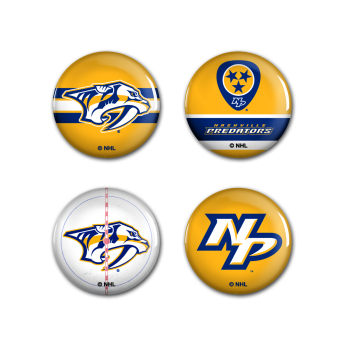 Nashville Predators kitűző Button 4 Pack