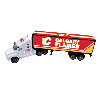 Calgary Flames kamion 18-Wheeler Big Rig Truck White