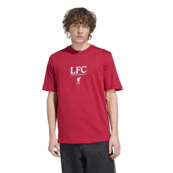 FC Liverpool férfi póló SLab graphic red