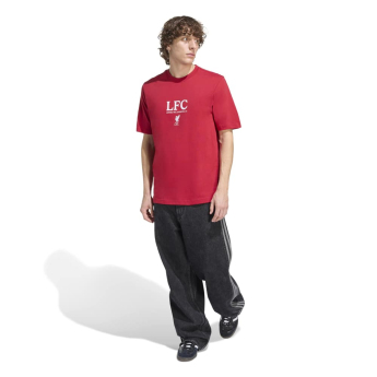 FC Liverpool férfi póló SLab graphic red