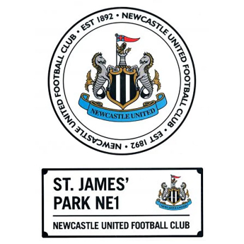 Newcastle United matricák A4 Car Decal