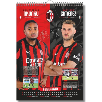 AC Milan naptár 2026