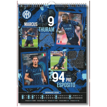 Inter Milan naptár 2026