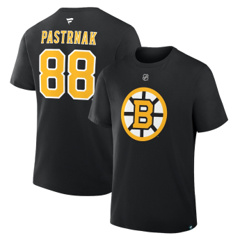 Boston Bruins gyerek póló David Pastrňák Flat Alt.Captains N&N Tee