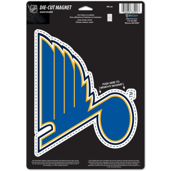 St. Louis Blues mágnes Die Cut