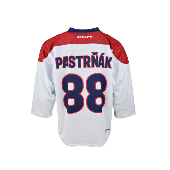 Jégkorong képviselet hoki mez Czech republic David Pastrňák 2025/2026 CCM Fandres replica white
