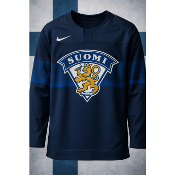 Jégkorong képviselet hoki mez Finland NIKE IIHF World Championships replica