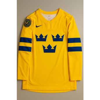 Jégkorong képviselet hoki mez Sweden NIKE IIHF World Championships replica