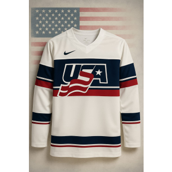 Jégkorong képviselet hoki mez USA NIKE IIHF World Championships replica