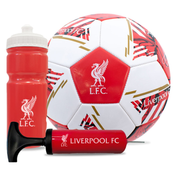 FC Liverpool foci szett water bottle - hand pump - size 5 ball