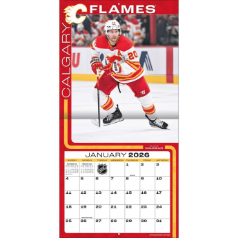 Calgary Flames naptár 2026 Wall