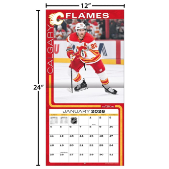 Calgary Flames naptár 2026 Wall