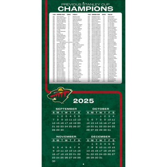 Minnesota Wild naptár 2026 Wall