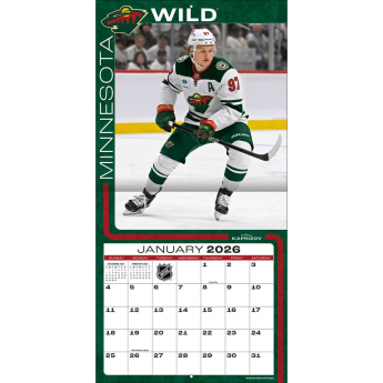 Minnesota Wild naptár 2026 Wall