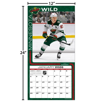 Minnesota Wild naptár 2026 Wall