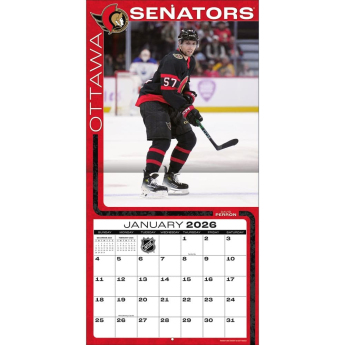 Ottawa Senators naptár 2026 Wall