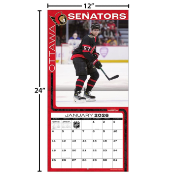 Ottawa Senators naptár 2026 Wall