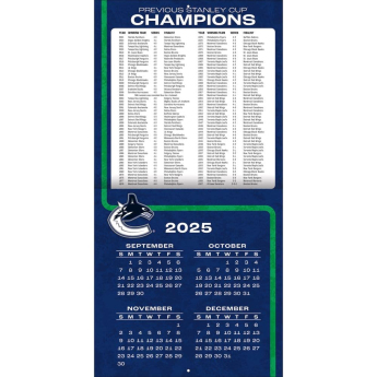 Vancouver Canucks naptár 2026 Wall