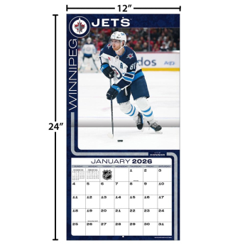 Winnipeg Jets naptár 2026 Wall