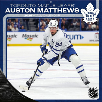 Toronto Maple Leafs naptár 2026 Wall Auston Matthews #34