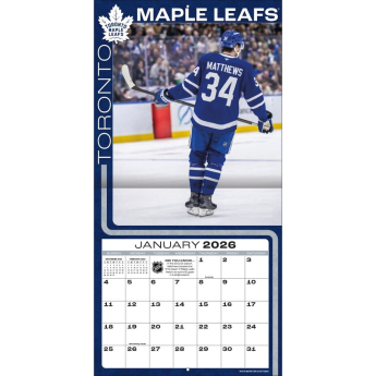 Toronto Maple Leafs naptár 2026 Wall Auston Matthews #34