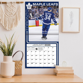 Toronto Maple Leafs naptár 2026 Wall Auston Matthews #34