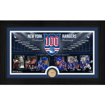 New York Rangers gyűjtői plakett 100th bronze coin Timeline photo mint