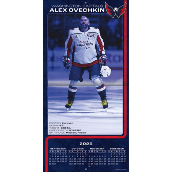 Washington Capitals naptár #8 Alexander Ovechkin 2026 Wall