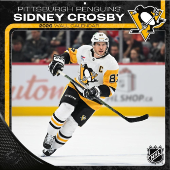 Pittsburgh Penguins naptár #87 Sidney Crosby 2026 Wall