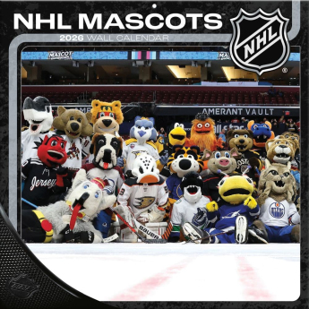 NHL termékek naptár Mascots 2026 Wall