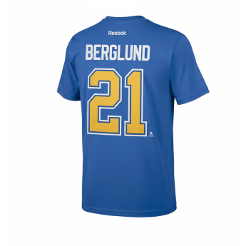St. Louis Blues férfi póló #21 Patrik Berglund blue