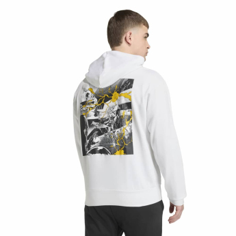 Real Madrid férfi kapucnis pulóver Avengers white