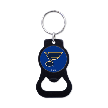 St. Louis Blues kulcstartó üveg nyitóval Black Ring