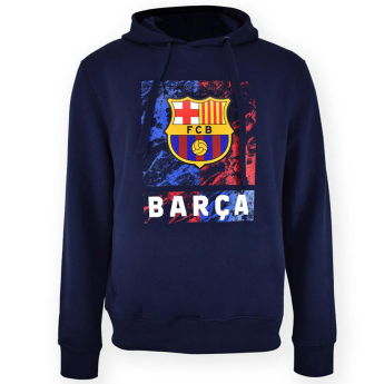 FC Barcelona férfi kapucnis pulóver Marble