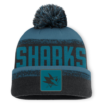 San Jose Sharks téli sapka Thrive Cuffed Pom
