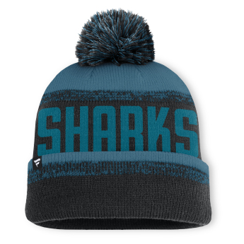 San Jose Sharks téli sapka Thrive Cuffed Pom