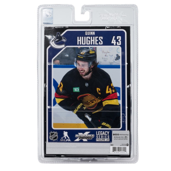 Vancouver Canucks bábu Quinn Hughes #43 SportsPicks Black Jersey