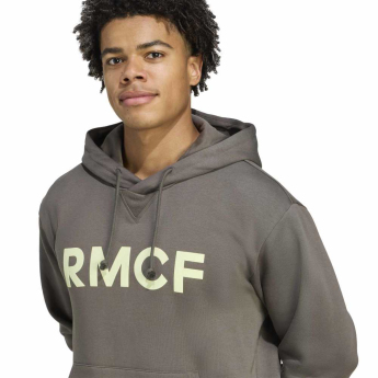 Real Madrid férfi kapucnis pulóver Seasonal utigrey