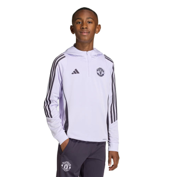 Manchester United gyerek kapucnis pulóver Track tint
