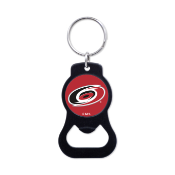 Carolina Hurricanes kulcstartó üveg nyitóval Black Ring