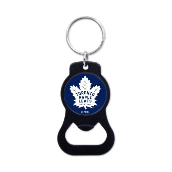 Toronto Maple Leafs kulcstartó üveg nyitóval Black Ring