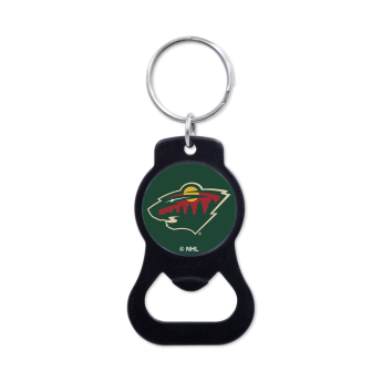 Minnesota Wild kulcstartó üveg nyitóval Black Ring