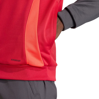 FC Liverpool férfi kapucnis pulóver Track red