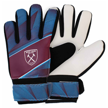 West Ham United kapus kesztyű Fuse Goalkeeper Gloves Kids 67-73mm palm width
