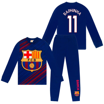 FC Barcelona gyerek pizsama Long Raphinha